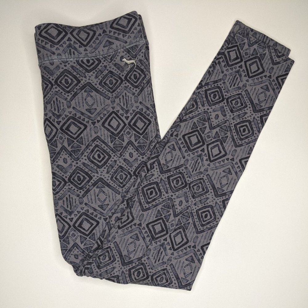 Geometric Print Black Grey (S) PINK Victoria's Secret